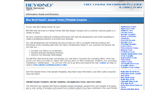 Desktop Screenshot of beyondwebservices.com